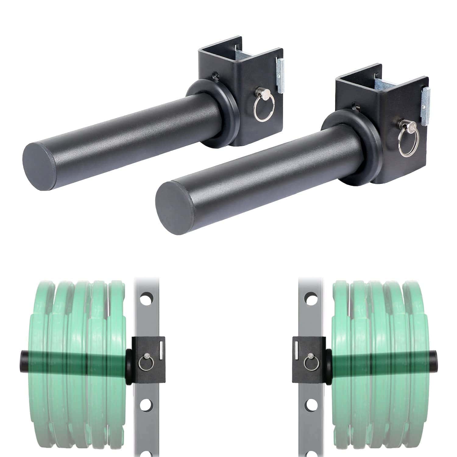 Soporte de discos olímpicos SYL Fitness para rack de