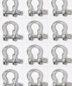 Gancho HiGear Bow Shackle para Correas de Remolque de 3/8