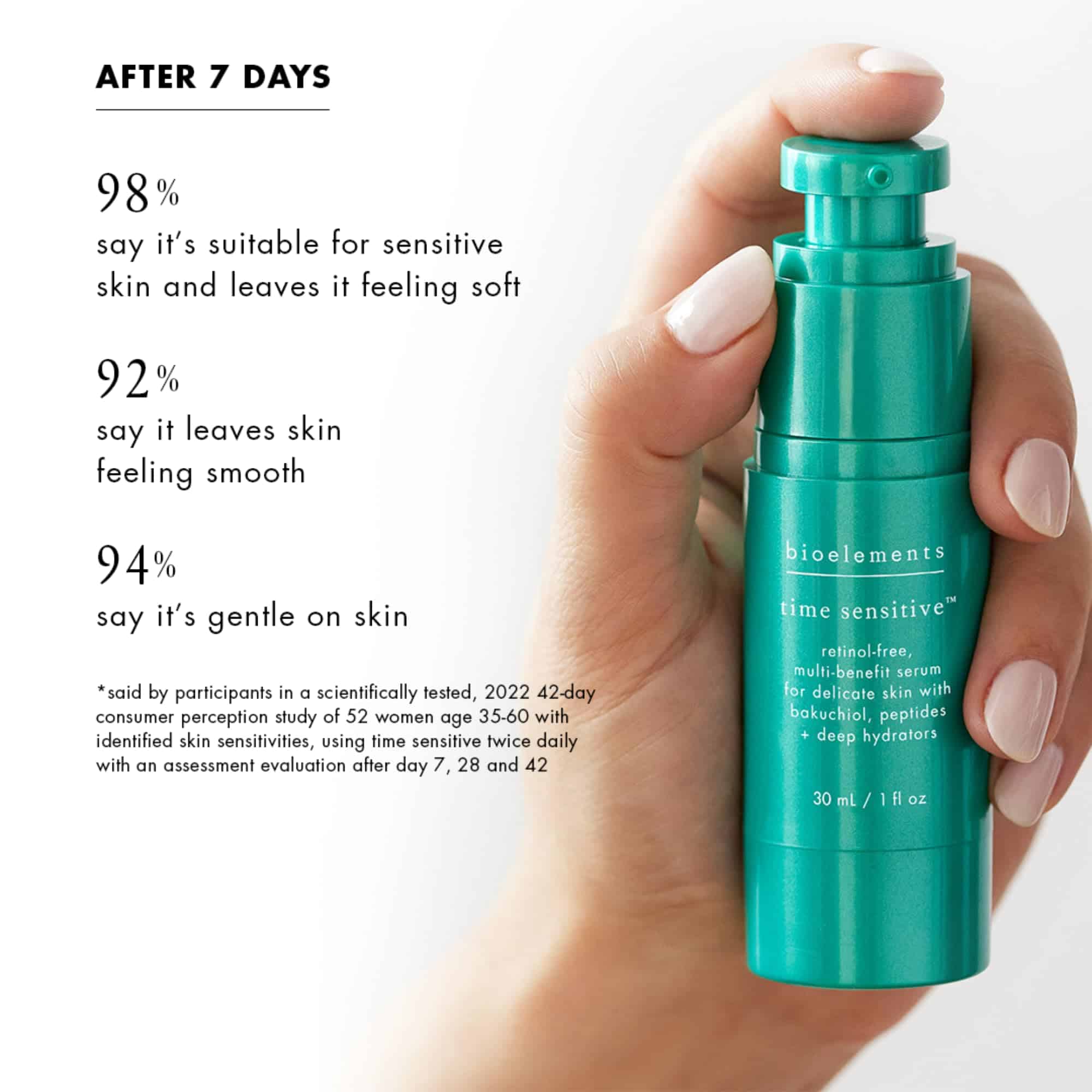 Bioelements Time Sensitive - 1 fl oz - Suero sin Retinol, - Imagen 5