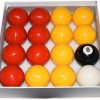 Juego de Bolas de Billar TGA Sports Rojas y Amarillas Juego