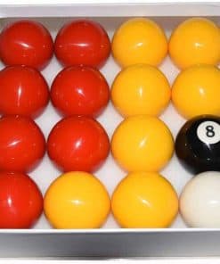 Juego de Bolas de Billar TGA Sports Rojas y Amarillas Juego