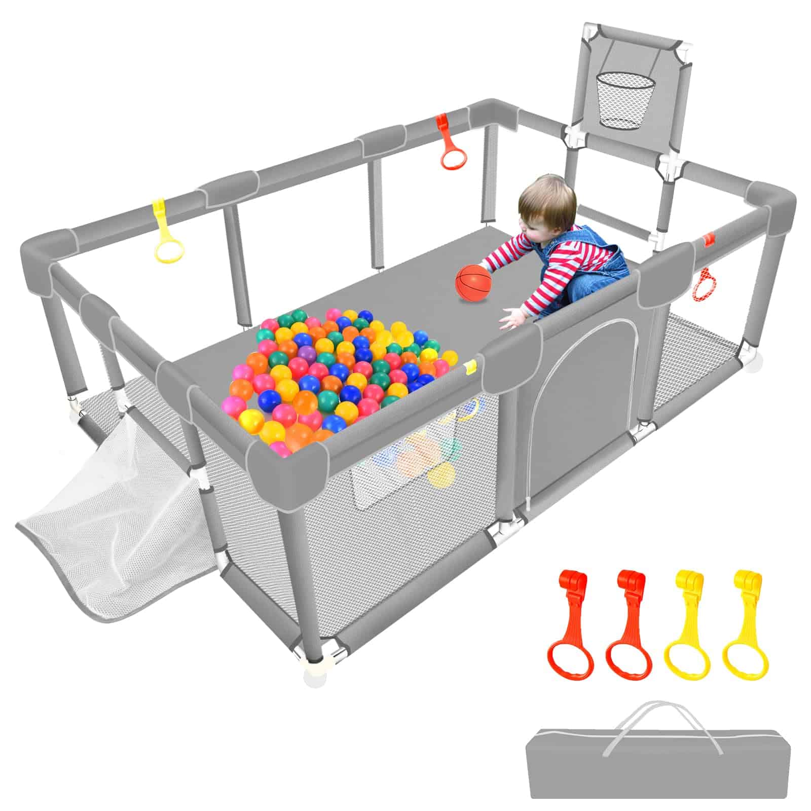 Parque de Juegos Grande para Bebés y Niños Pequeños,