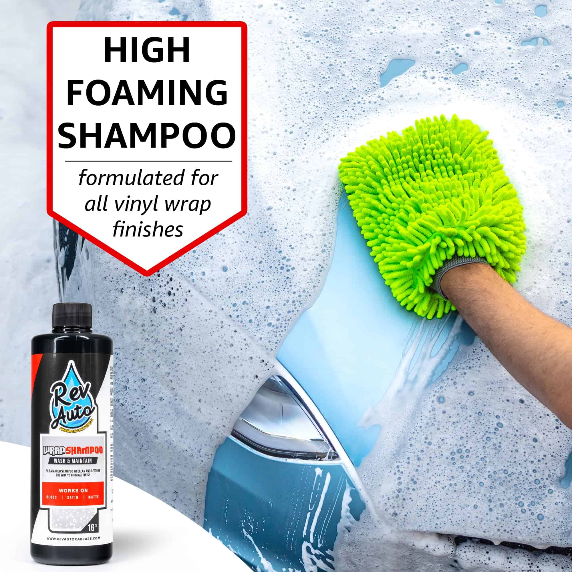 Kit de Limpiador para Vinilo de Coche Rev Auto - Juego de 3 - Imagen 4