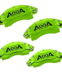 Cubiertas de pinza de freno de aluminio AOOA en verde con