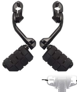 FOVPLUE 1.25" Highway Footpegs, Long Angled Adjustable