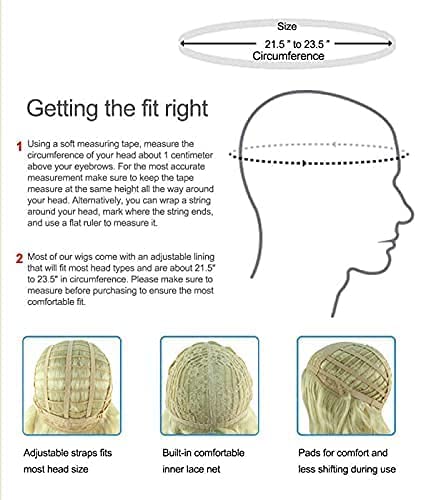 Pelucas Largas de Dreadlocks para Mujer Adulta de HPO - - Imagen 8