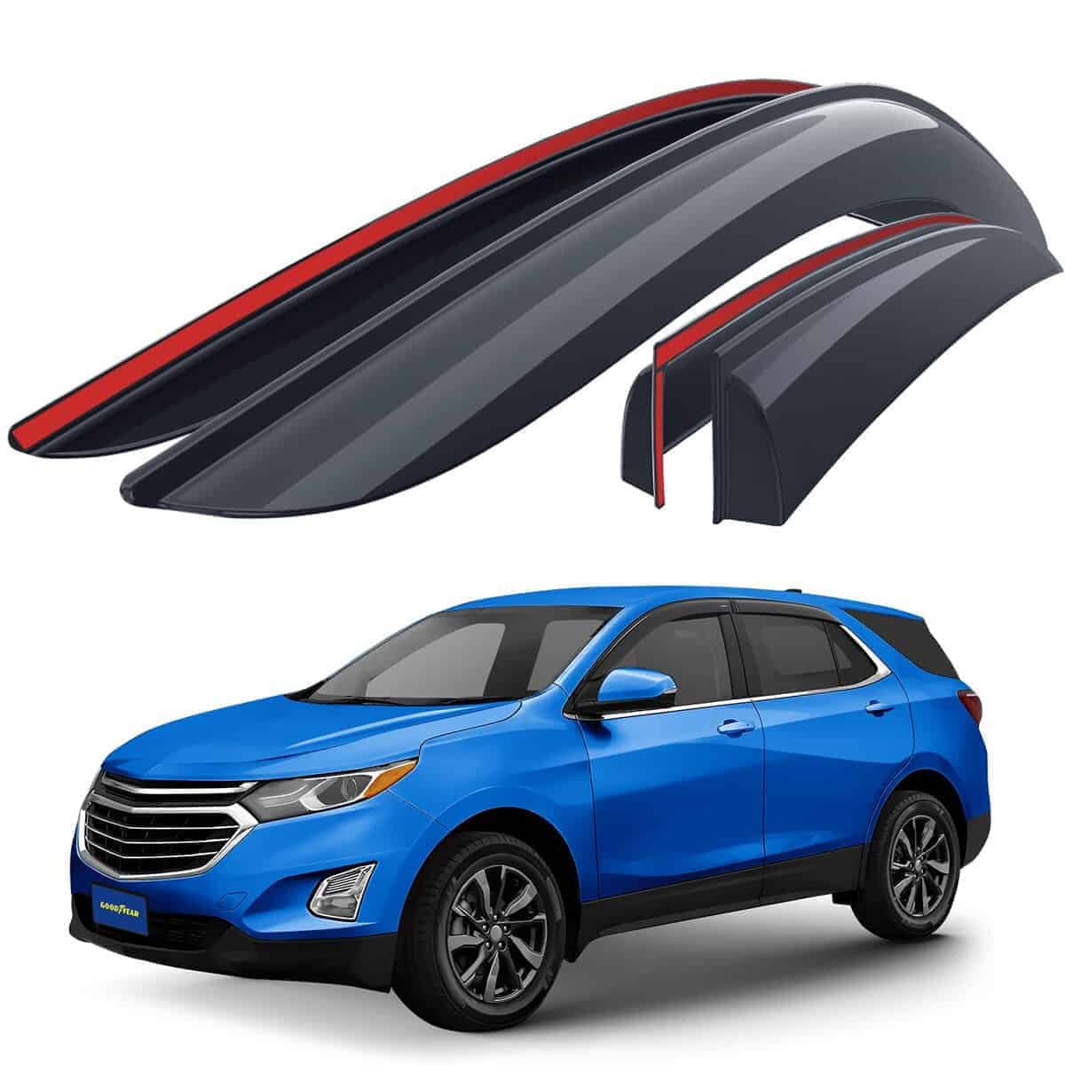 Deflectores de ventanas irrompibles Goodyear -Humo Premium