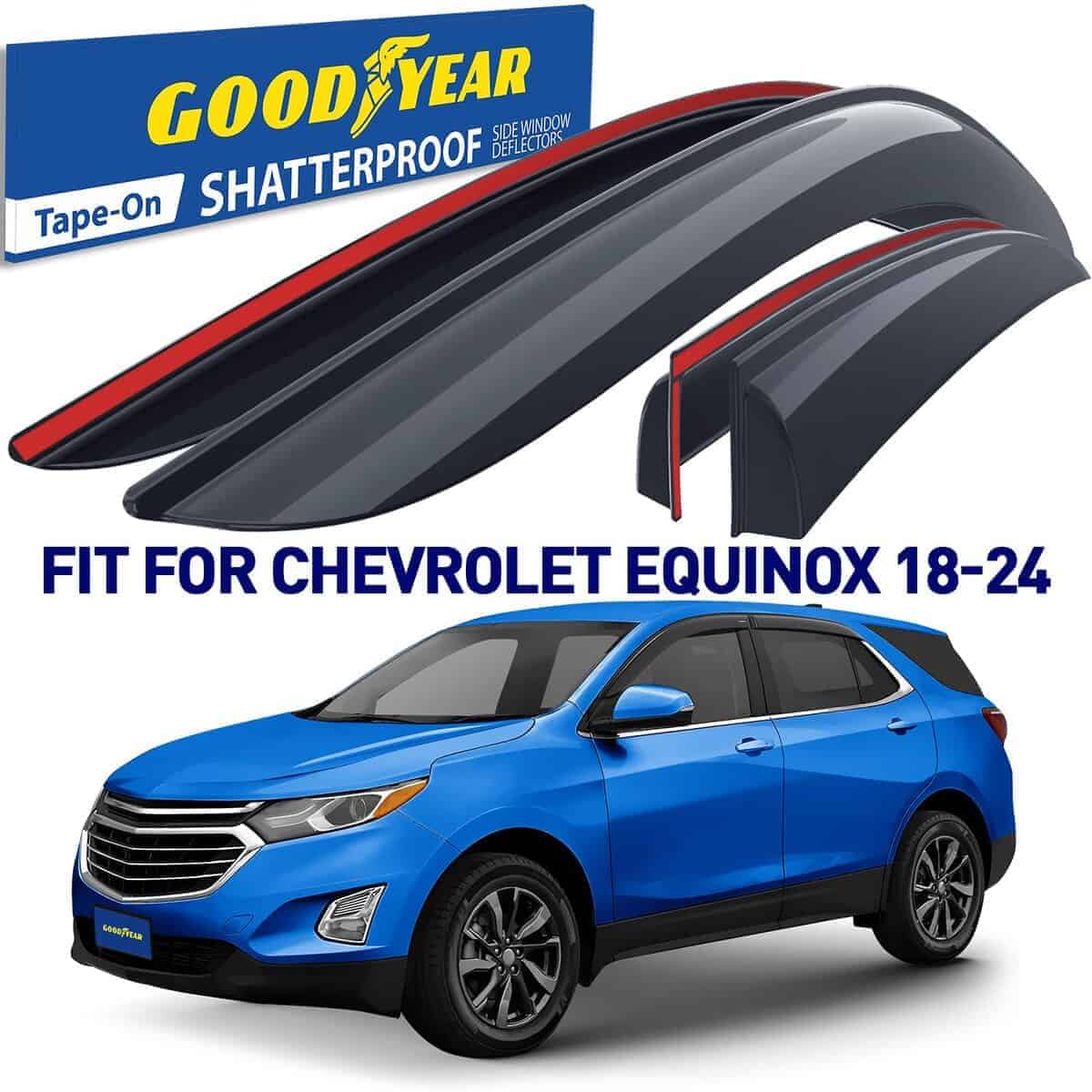 Deflectores de ventanas irrompibles Goodyear -Humo Premium - Imagen 3