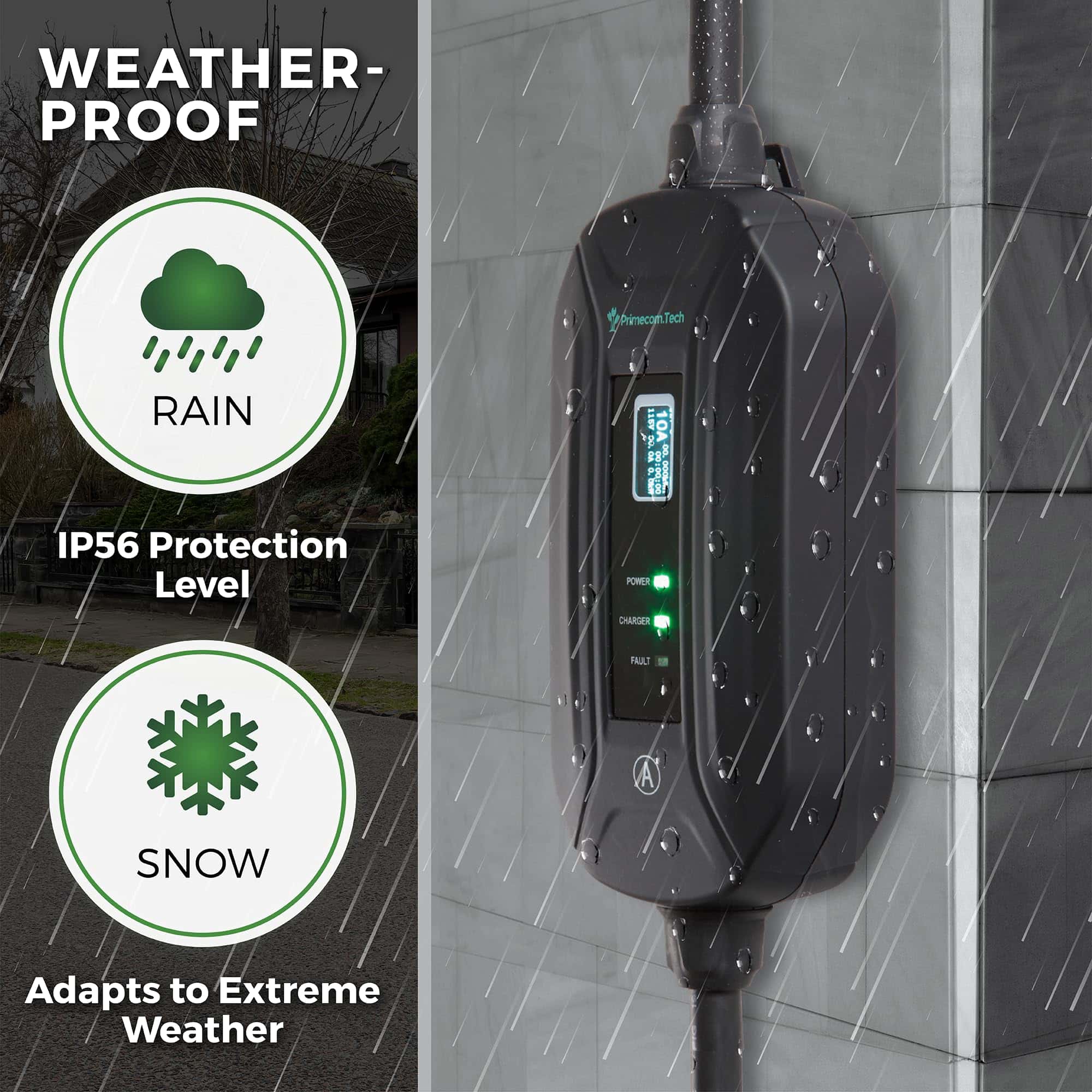 Cargador de Vehículo Eléctrico (EV) PRIMECOM.TECH Nivel 2 - Imagen 9