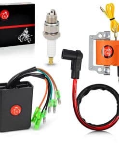 MOTO1988 Igniter CDI y Bobina de Encendido & Bujía Para