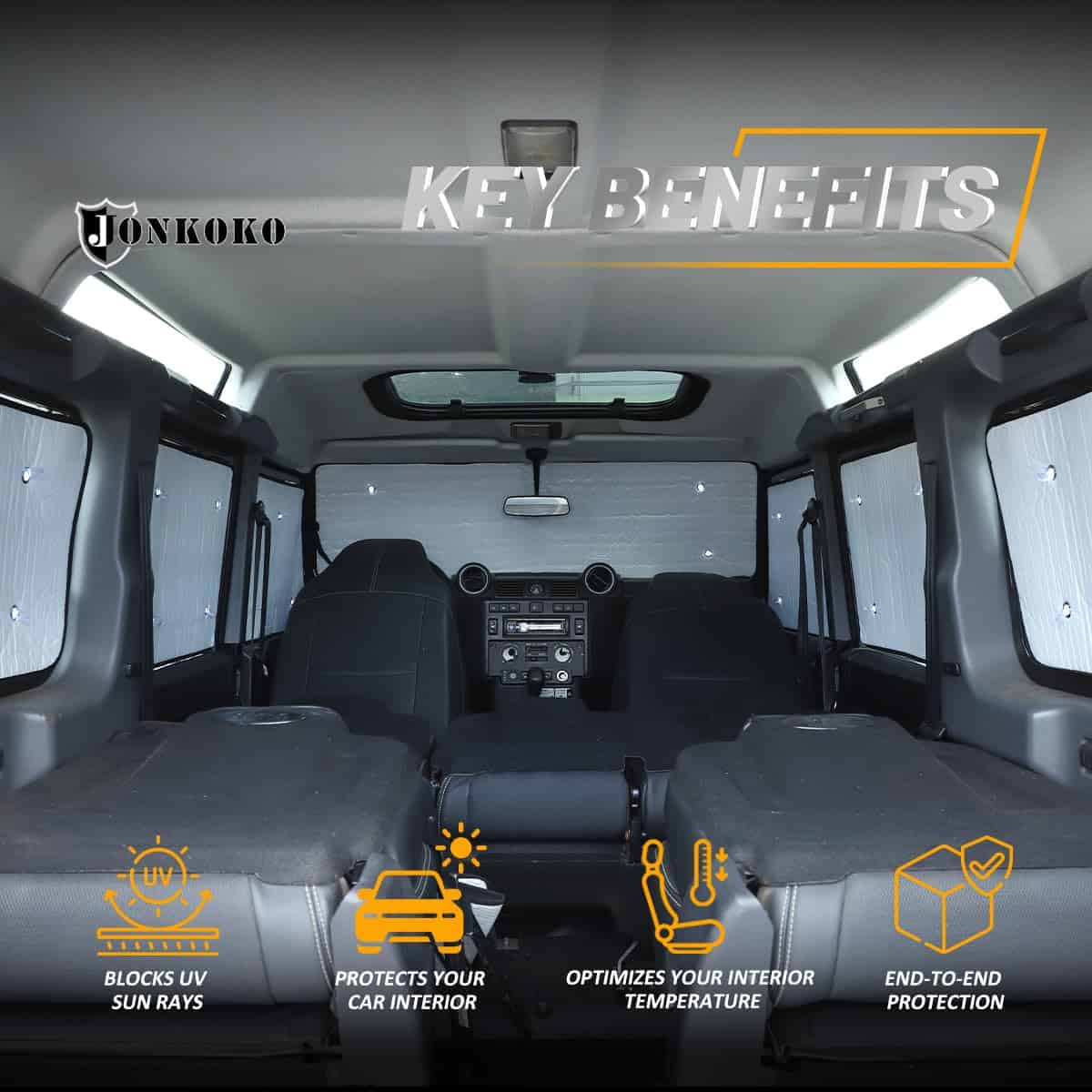 Parasol para parabrisas de coche plegable reflector de - Imagen 5