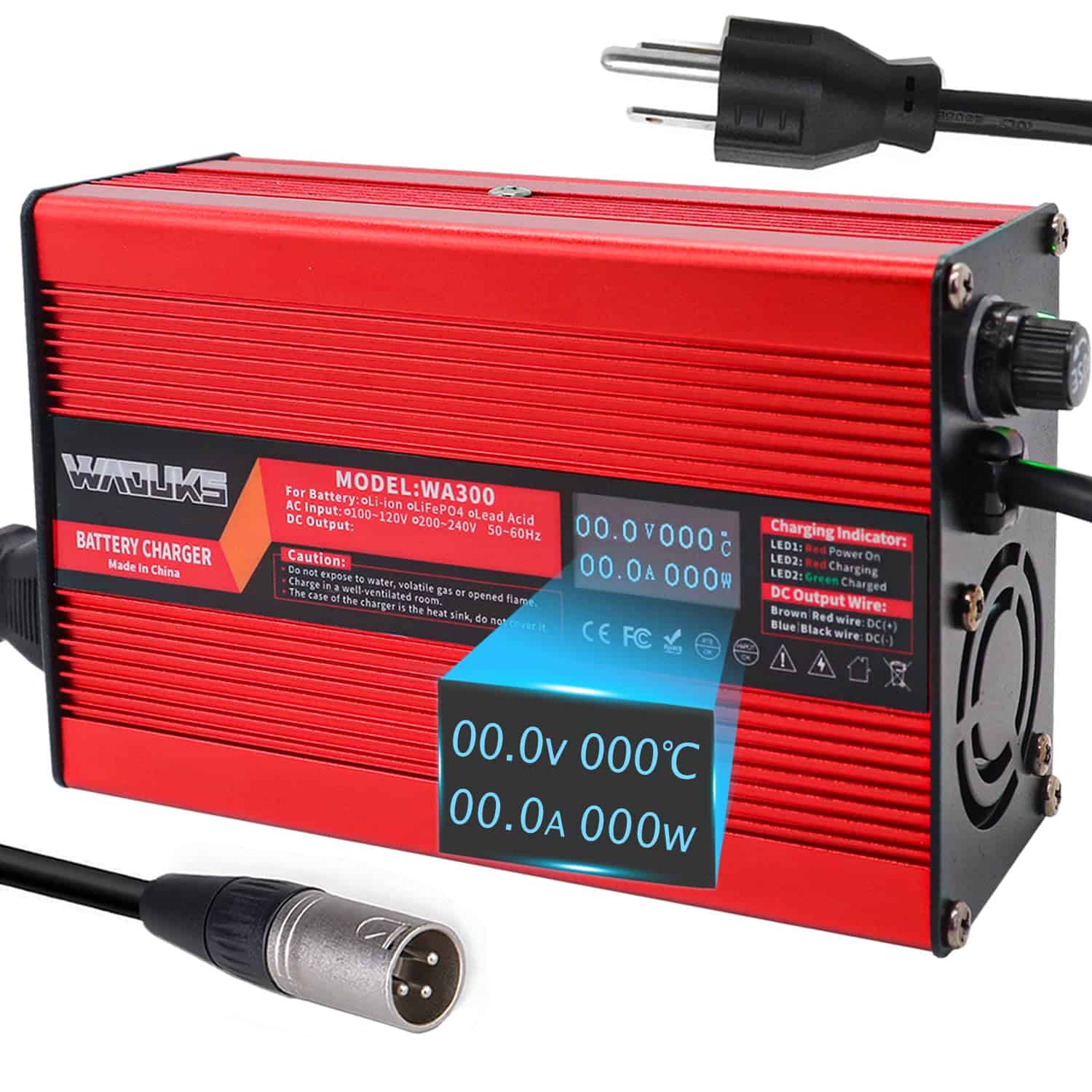 Cargador Inteligente de Batería LiFePO4 de 58.4V 5A con