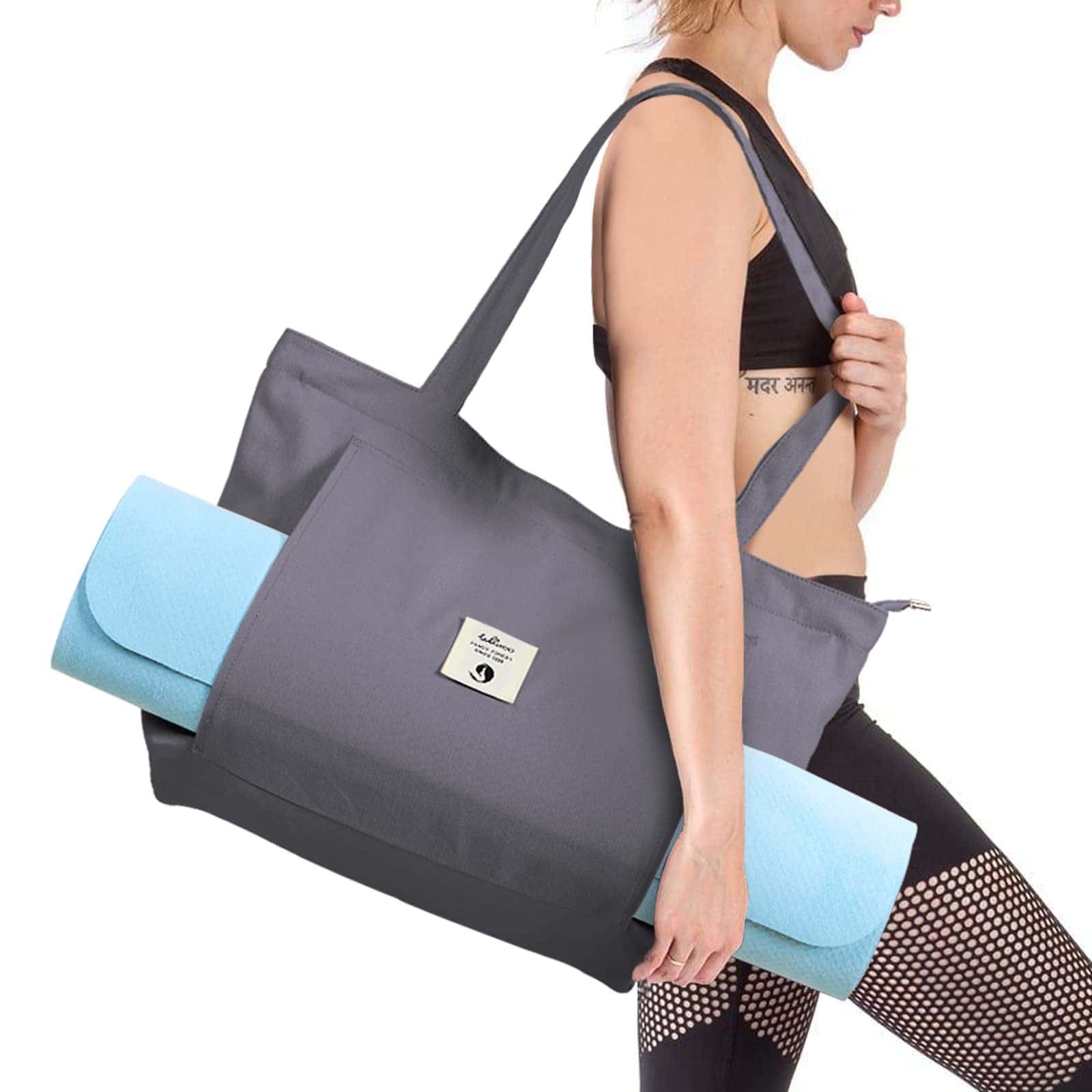 Bolso de Yoga para Mujeres, WllWOO para Tapete de Yoga de - Imagen 7