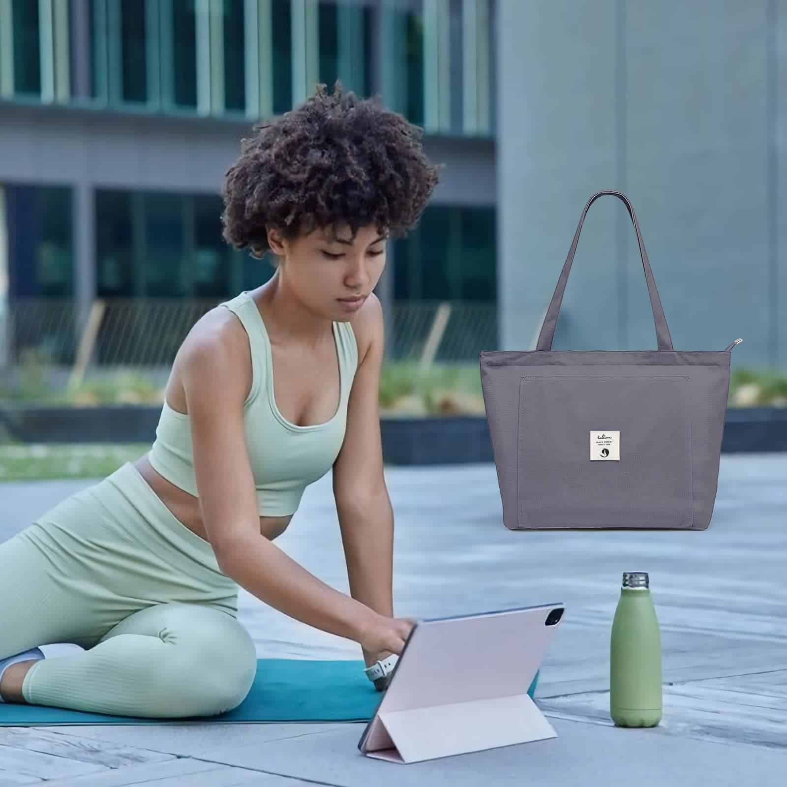 Bolso de Yoga para Mujeres, WllWOO para Tapete de Yoga de - Imagen 8