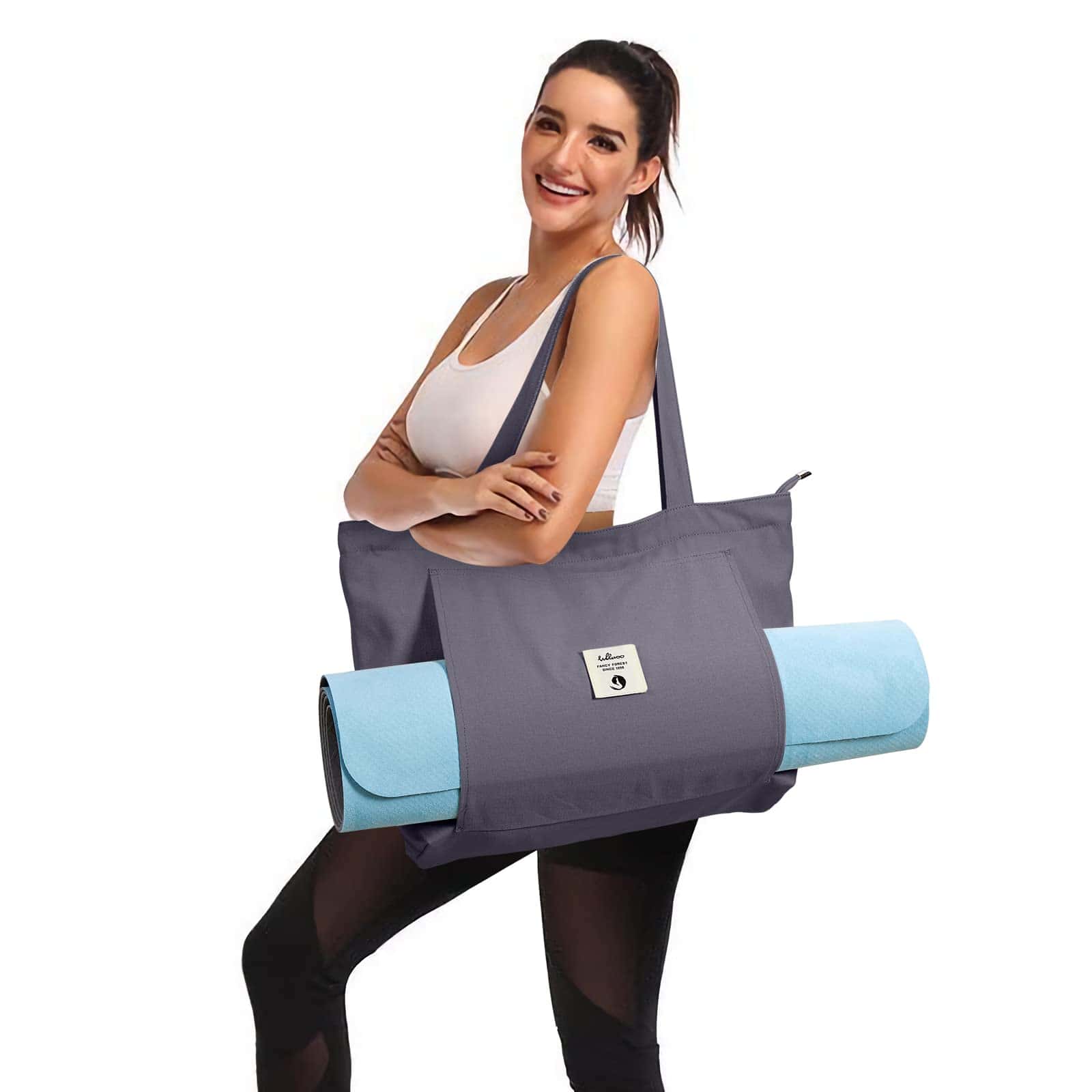 Bolso de Yoga para Mujeres, WllWOO para Tapete de Yoga de - Imagen 6