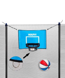 Aro de Baloncesto para Trampolín MINAYI | Incluye Pequeña