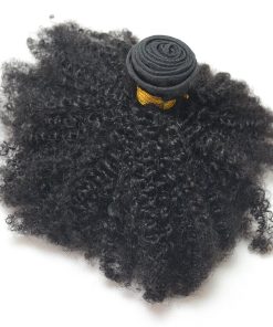 Extensiones de Cabello Rizado Afro Kinky 4B 4C Luwigs, Un