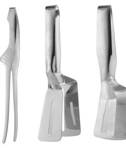 Pinzas de Cocina 304 de 10 Pulgadas Paquete de 3 Acero