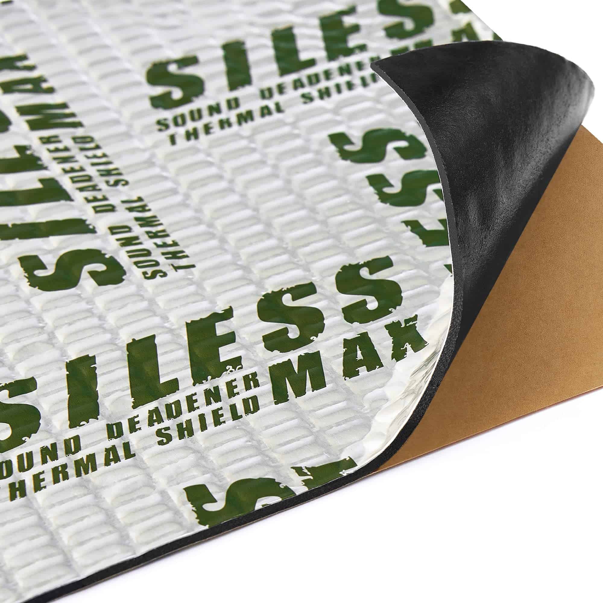 Siless Max 120 mil (3mm) 30 sqft Car Sound Deadening mat -