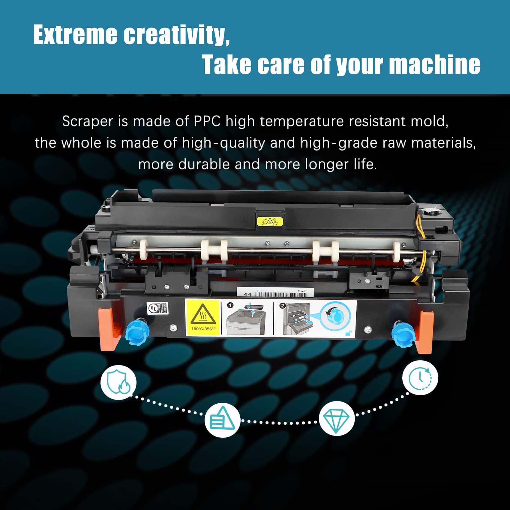 Kit de fusor 40X8503 compatible con impresora MS710 / MS711 - Imagen 5