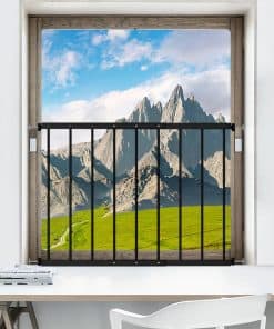 WAOWAO Barreras de Seguridad para Ventanas -Negro