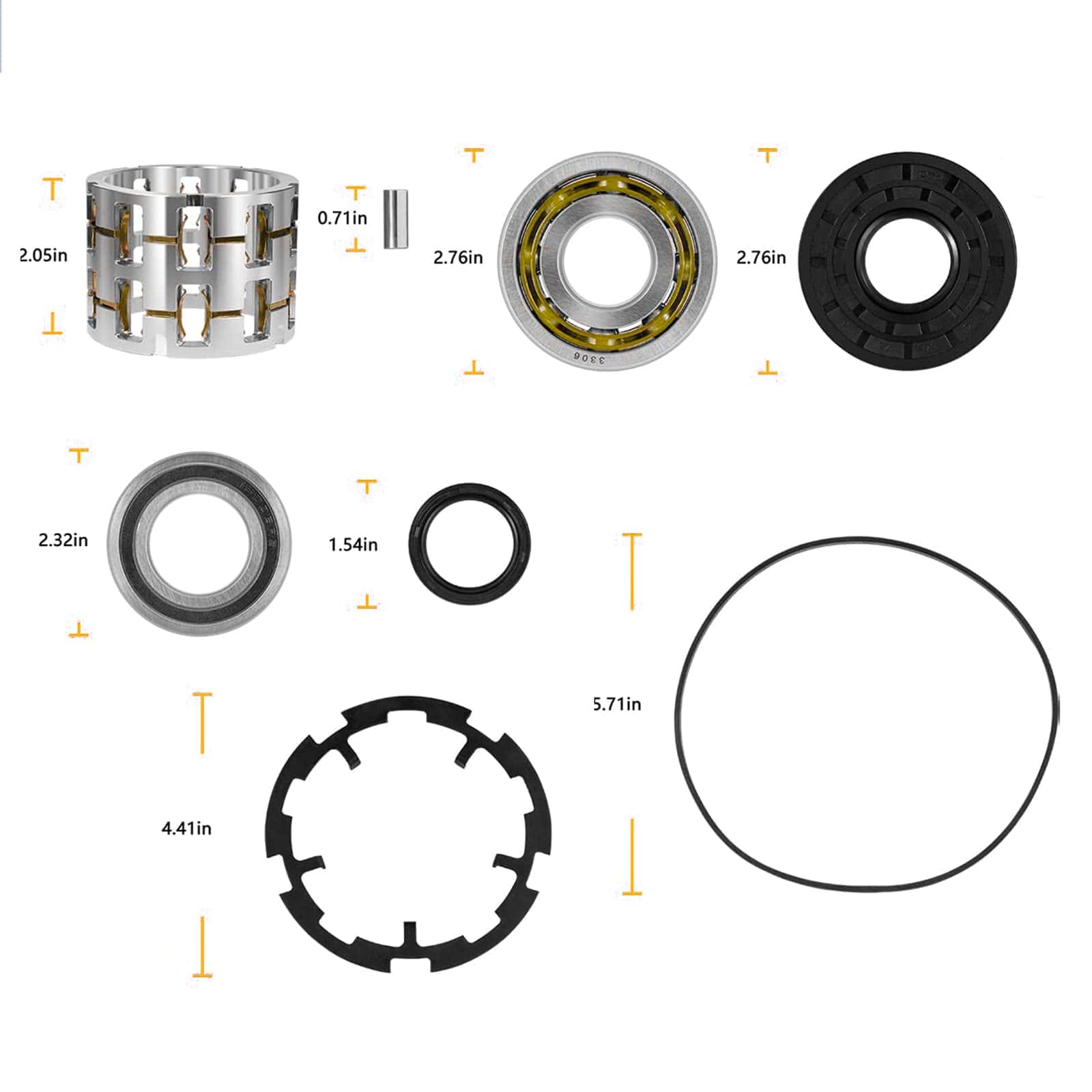 XXXCARXXX Kit de Reconstrucción de Diferencial Delantero, - Imagen 6