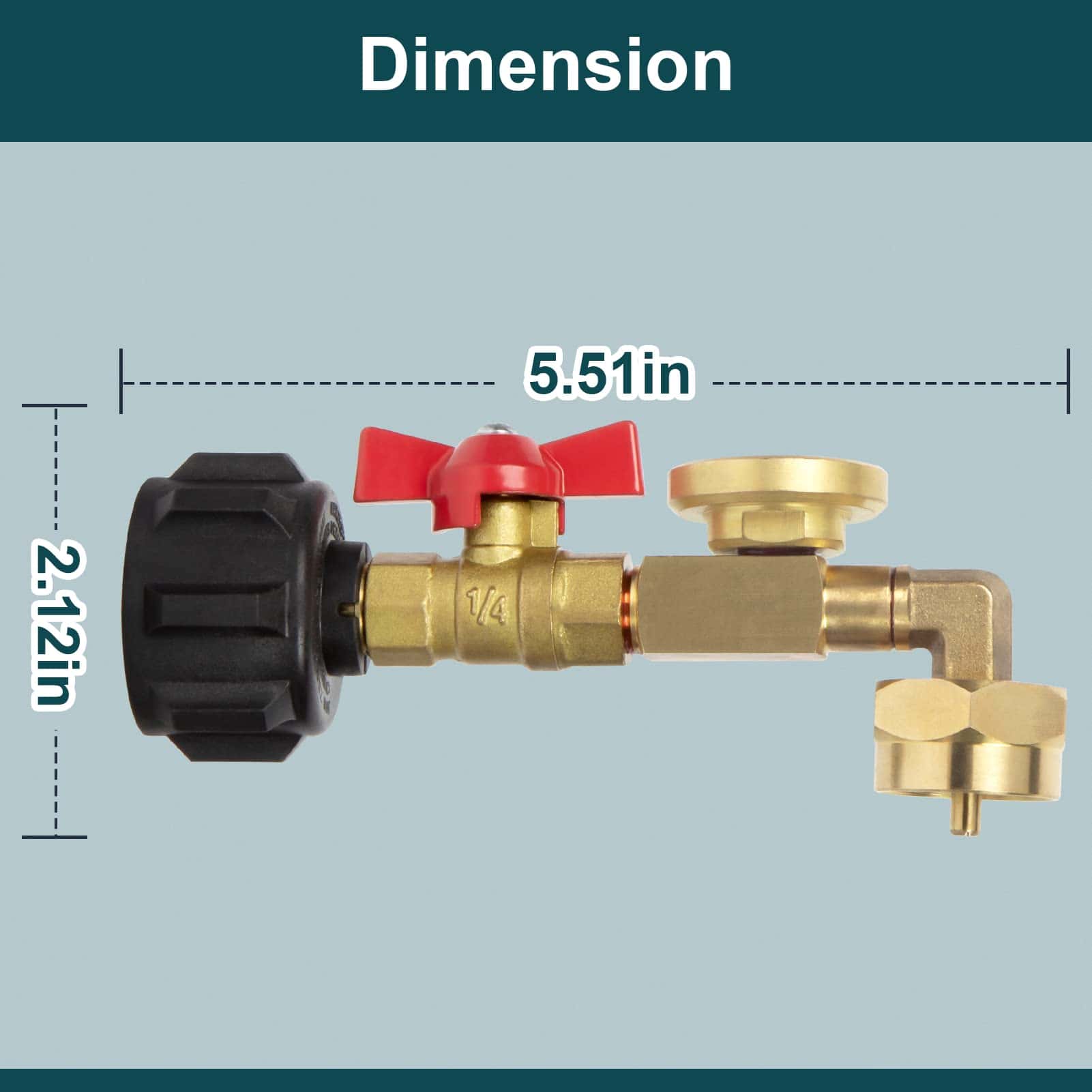 Adaptador de Recarga de Propano GASPRO Mejorado con Válvula - Imagen 7