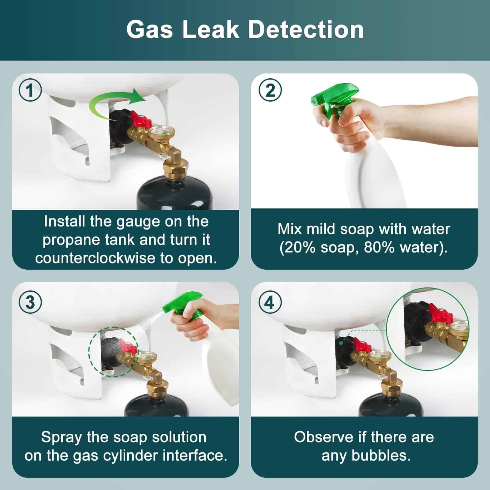 Adaptador de Recarga de Propano GASPRO Mejorado con Válvula - Imagen 8