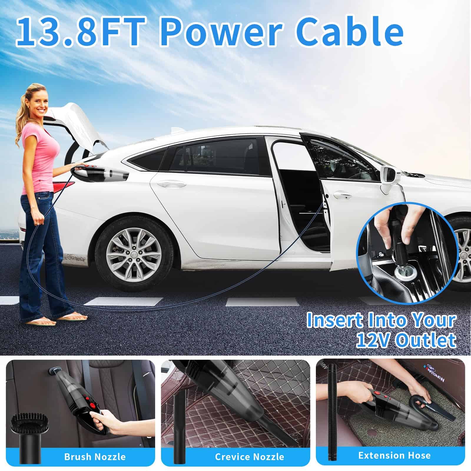 Kit de Limpieza para Coche HLWDFLZ de 30 Piezas - - Imagen 4