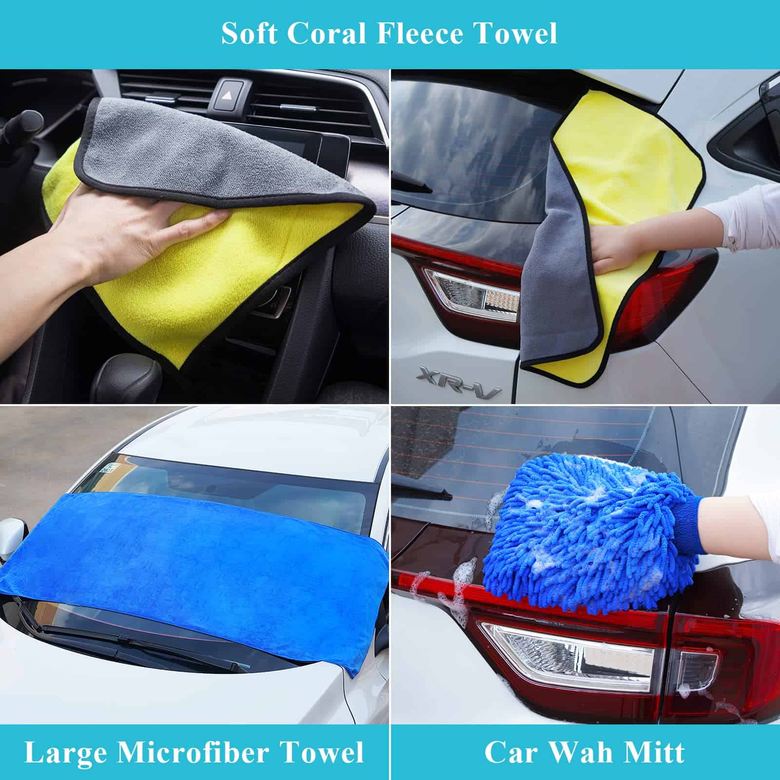 Kit de Limpieza para Coche HLWDFLZ de 30 Piezas - - Imagen 7