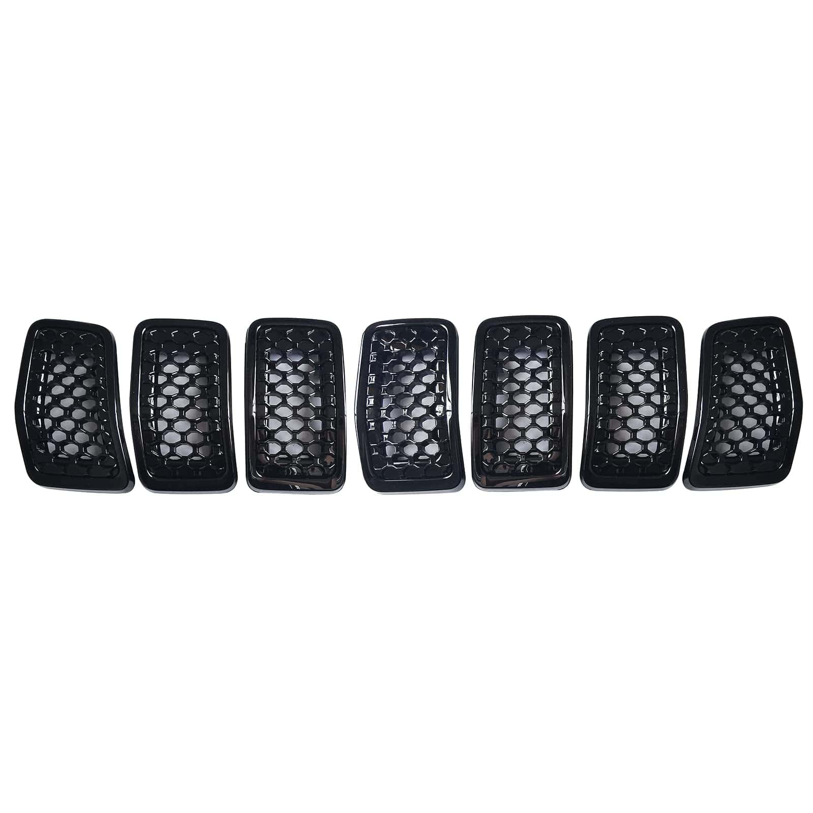KYYET 7PCS Negro Brillante Compatible con Jeep Cherokee - Imagen 3