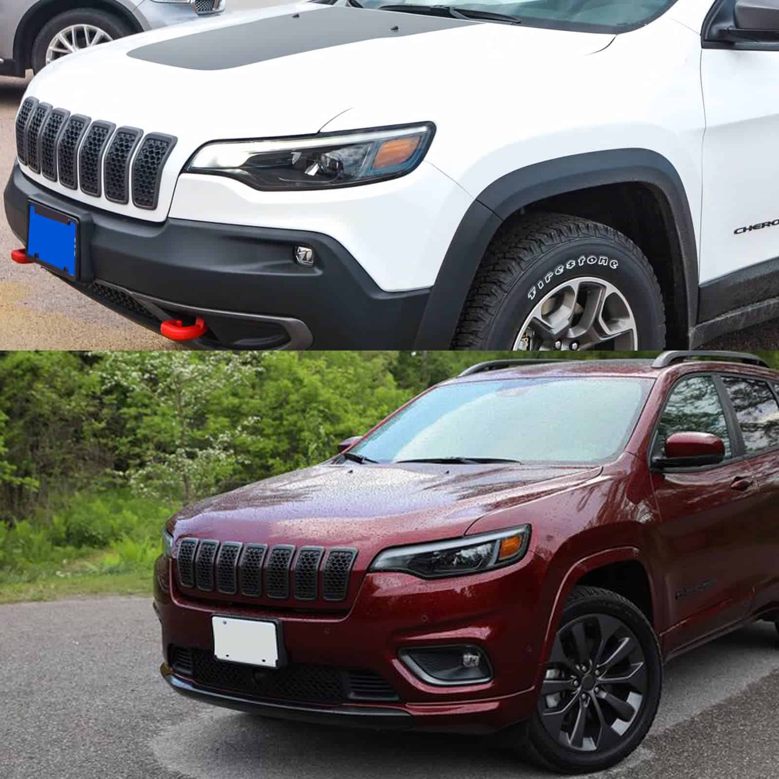 KYYET 7PCS Negro Brillante Compatible con Jeep Cherokee - Imagen 6