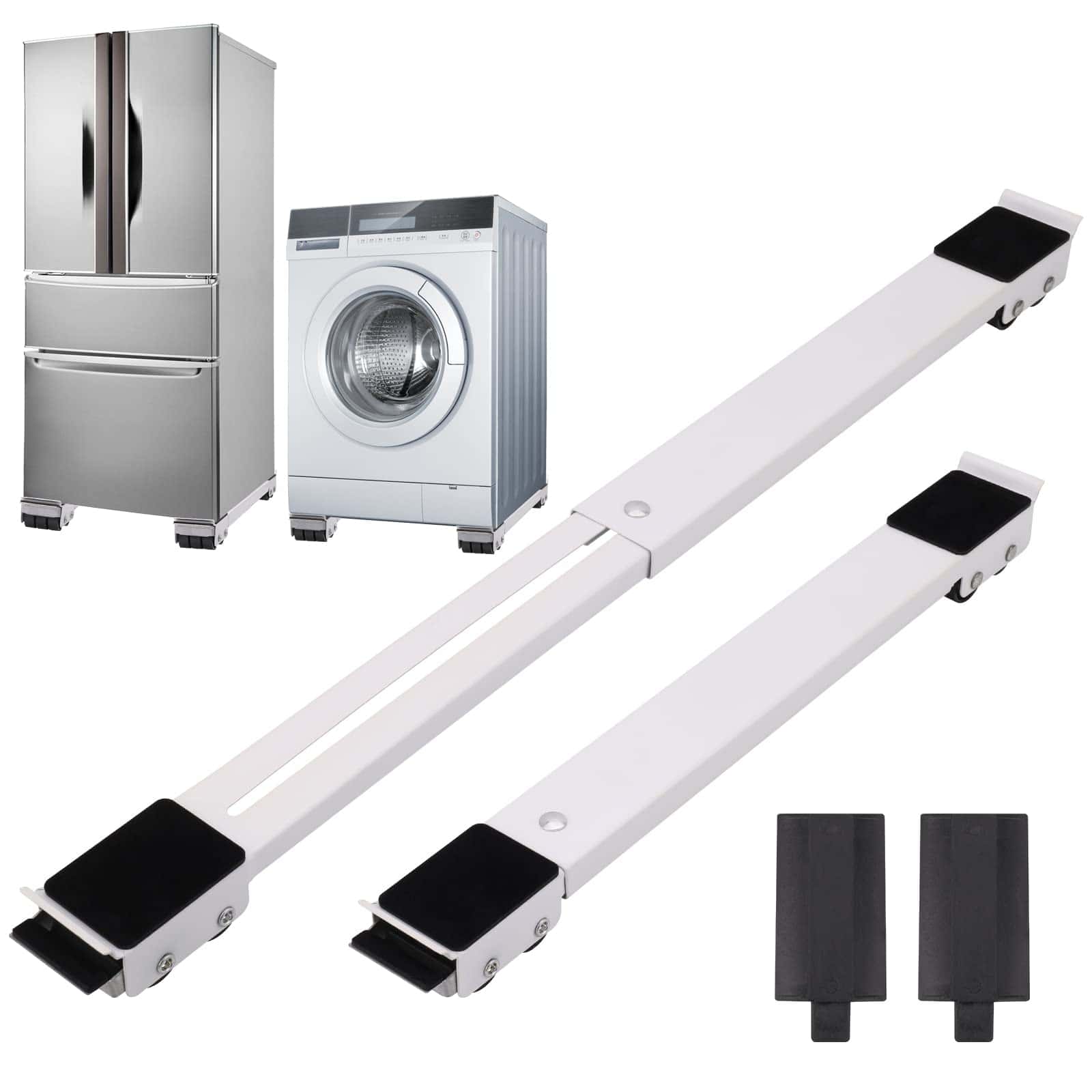 2Pcs Base móvil para electrodomésticos y muebles con ruedas