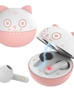 Audífonos inalámbricos Instiwitt B62 Rosados ​​y Blancos