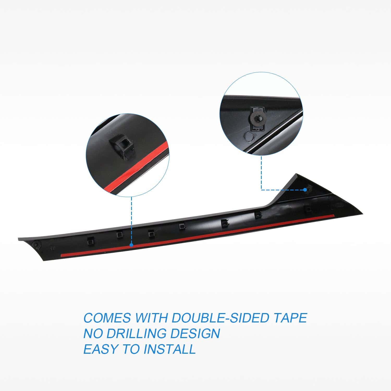 Moldura Exterior del Pilar A delantero para Parabrisas - Imagen 6