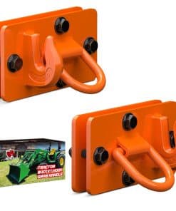 AMBULL 2 Pack Ganchos de Cubo de Tractor -Naranja