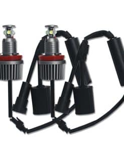 Eluseastar H8 E92 Luces de Halo LED Angel Eyes Luz Blanca