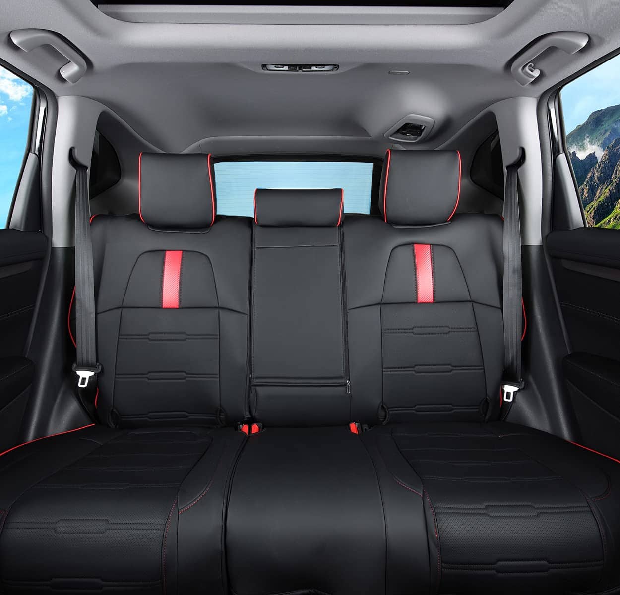 Fundas de asiento LuluDa a medida para Honda CRV 2017 2018 - Imagen 4