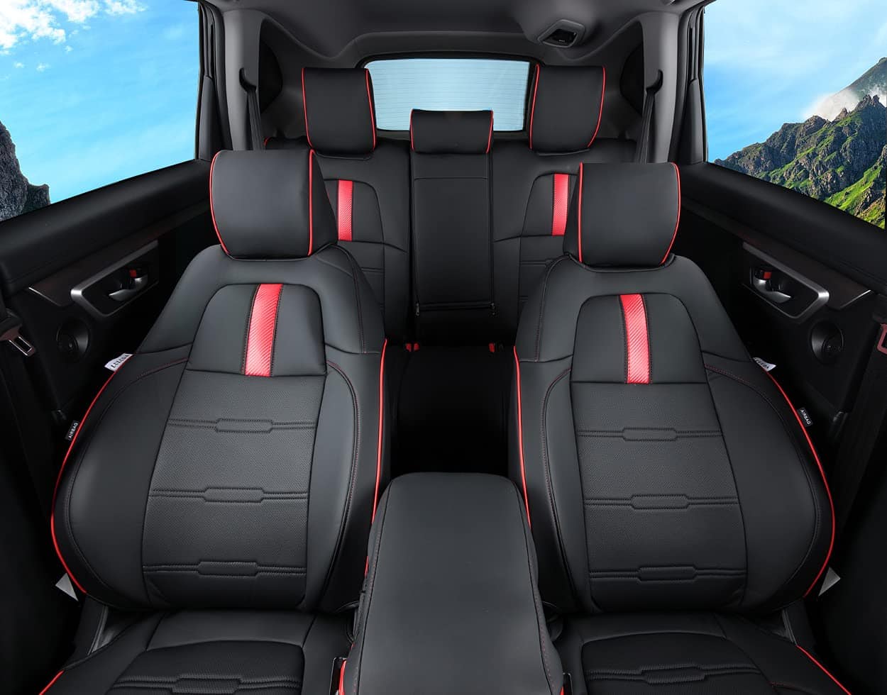 Fundas de asiento LuluDa a medida para Honda CRV 2017 2018 - Imagen 7