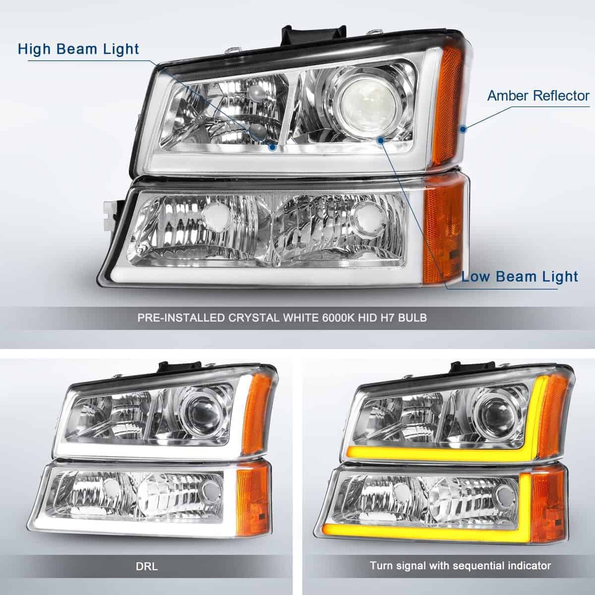 Ensamblaje de Faros Proyectores MOSTPLUS Compatible con - Imagen 3
