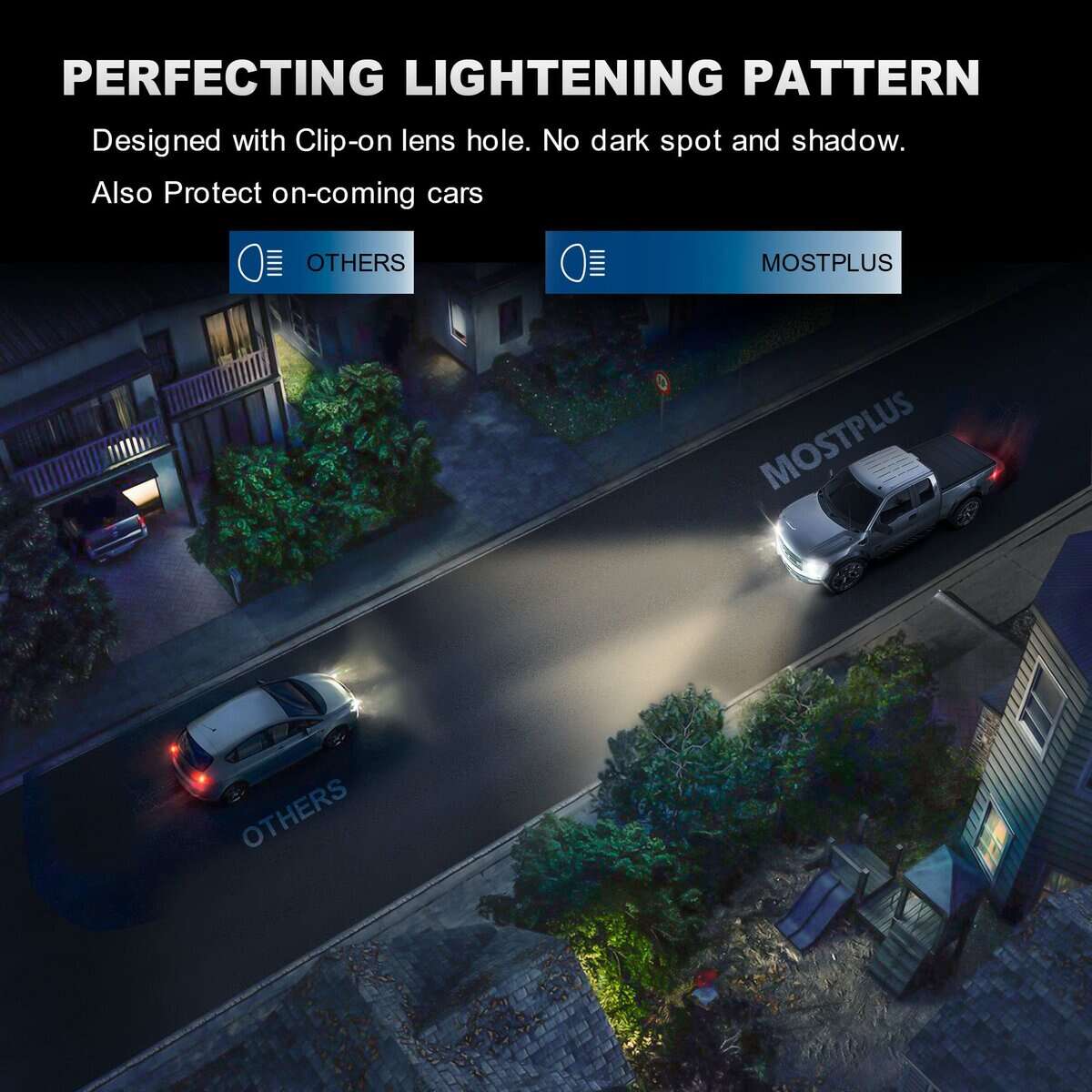 Faros Delanteros MOSTPLUS Compatible con Chevy C10 C/K - Imagen 7