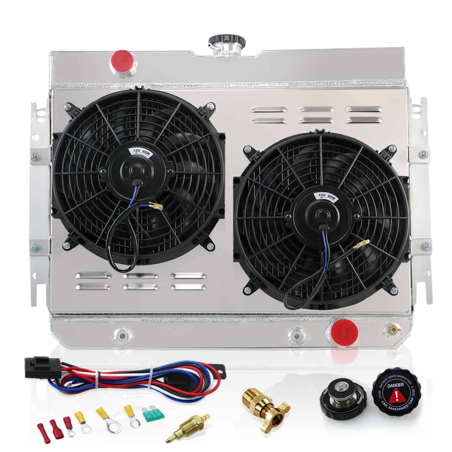 Radiador de aluminio completo KUUHLERSAT 44MM CU289 para