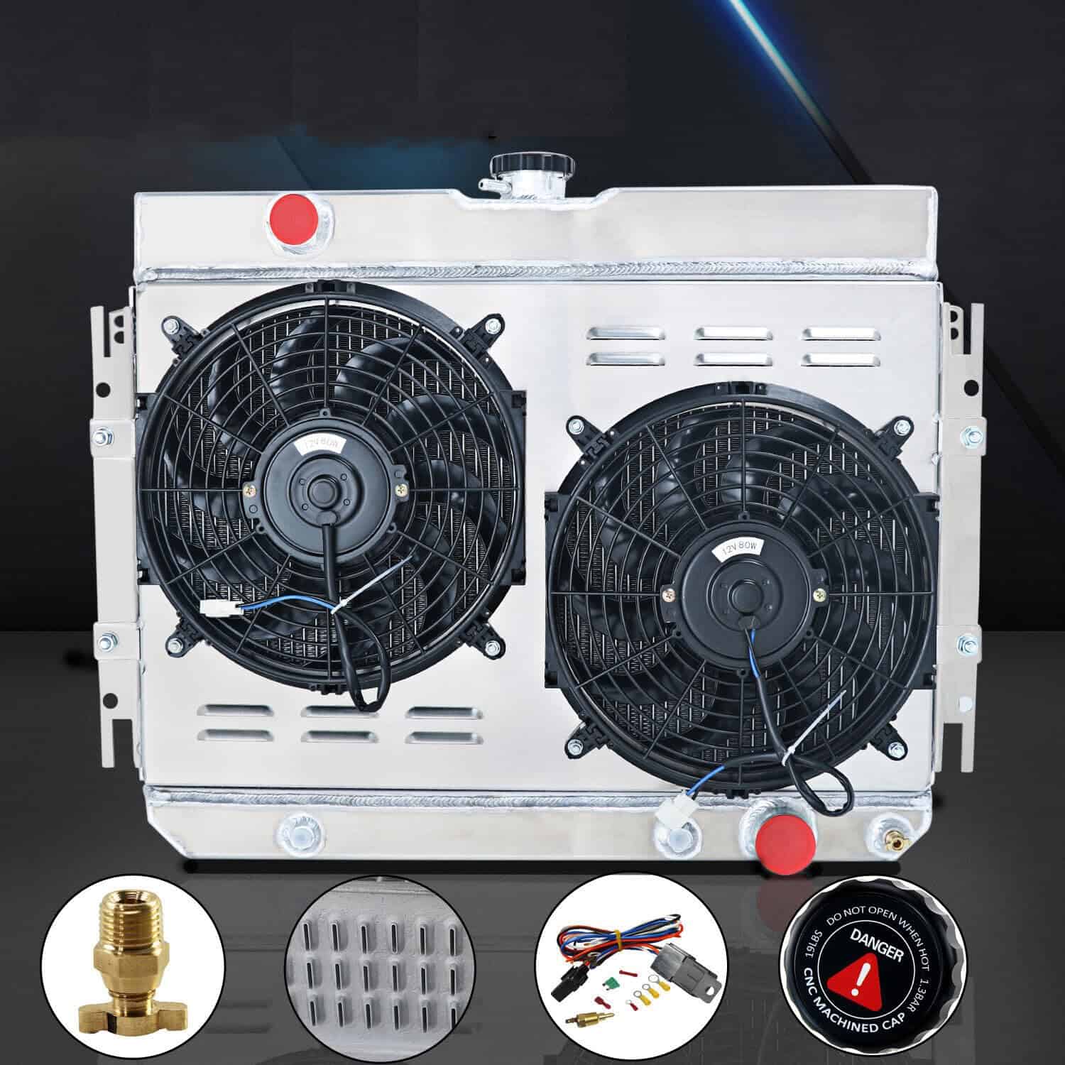 Radiador de aluminio completo KUUHLERSAT 44MM CU289 para - Imagen 6