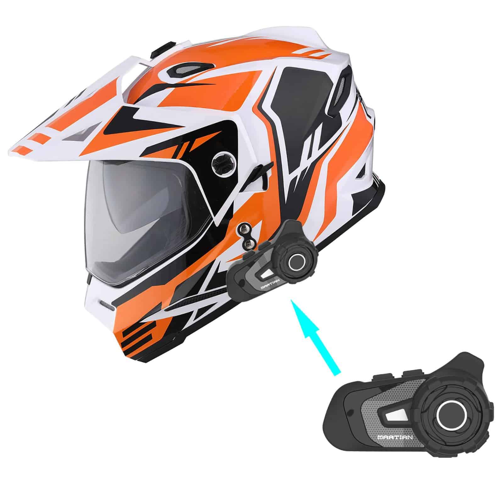 Casco de motocicleta de doble uso 1Storm Motocross Off Road