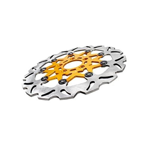 POWER JAMES 11.8" Disco de Freno Delantero Flotante Dorado - Imagen 6