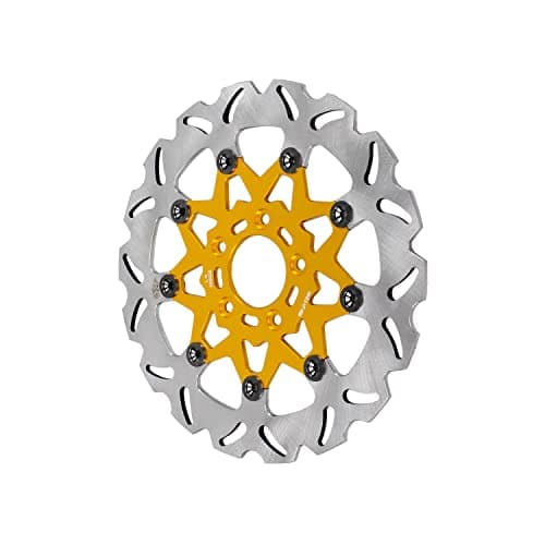 POWER JAMES 11.8" Disco de Freno Delantero Flotante Dorado - Imagen 3