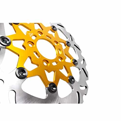 POWER JAMES 11.8" Disco de Freno Delantero Flotante Dorado - Imagen 5