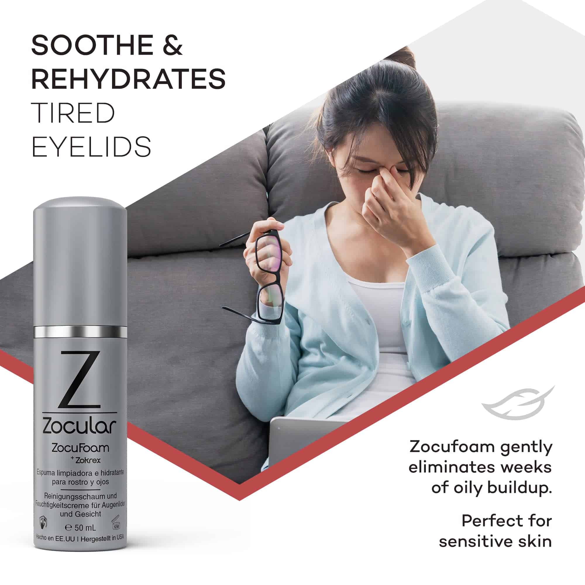 Limpiador de párpados Zocular ZocuFoam - Exfoliante - Imagen 8