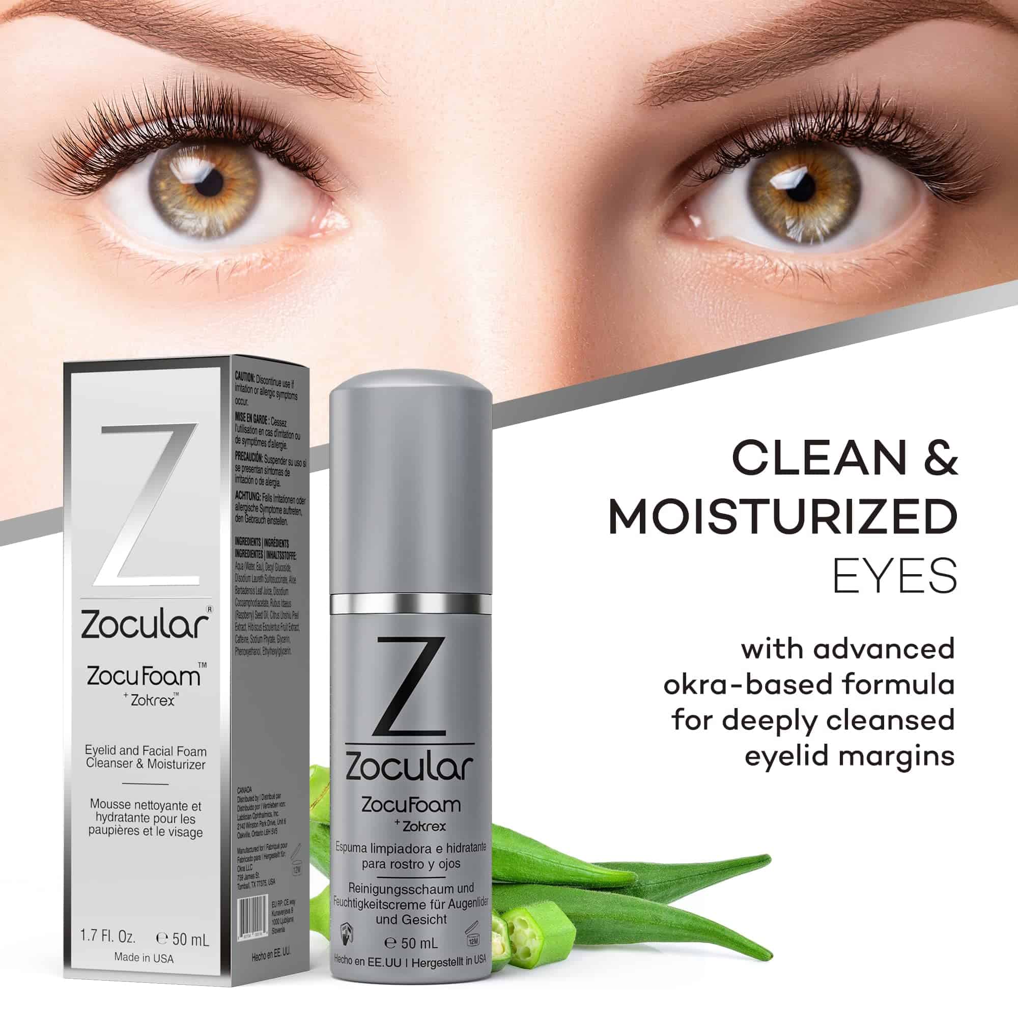 Limpiador de párpados Zocular ZocuFoam - Exfoliante - Imagen 4