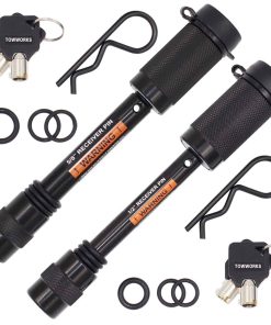 TowWorks 79692 Juego de Cerradura para Enganche de Remolque